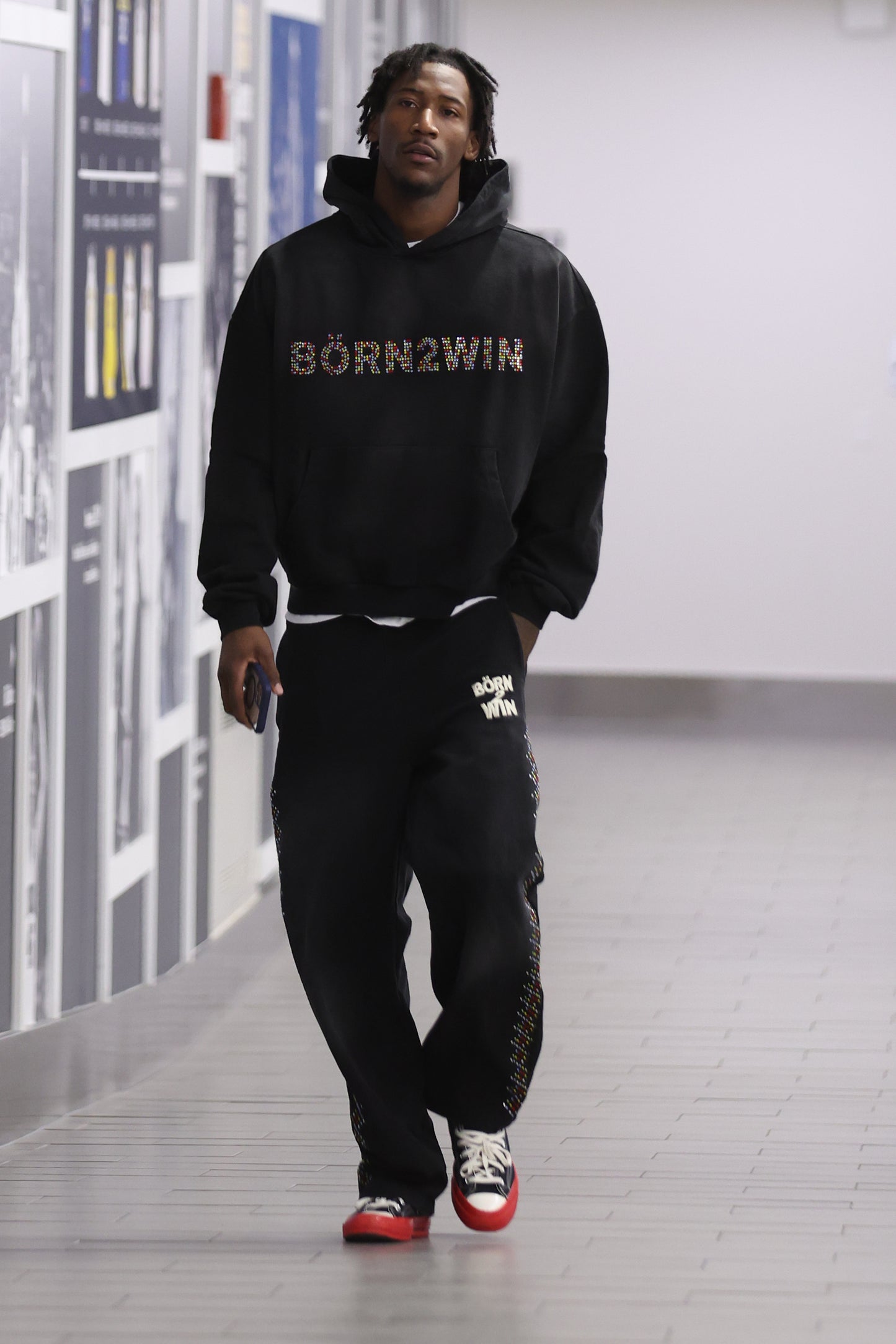 Black Rhinestone Hoodie